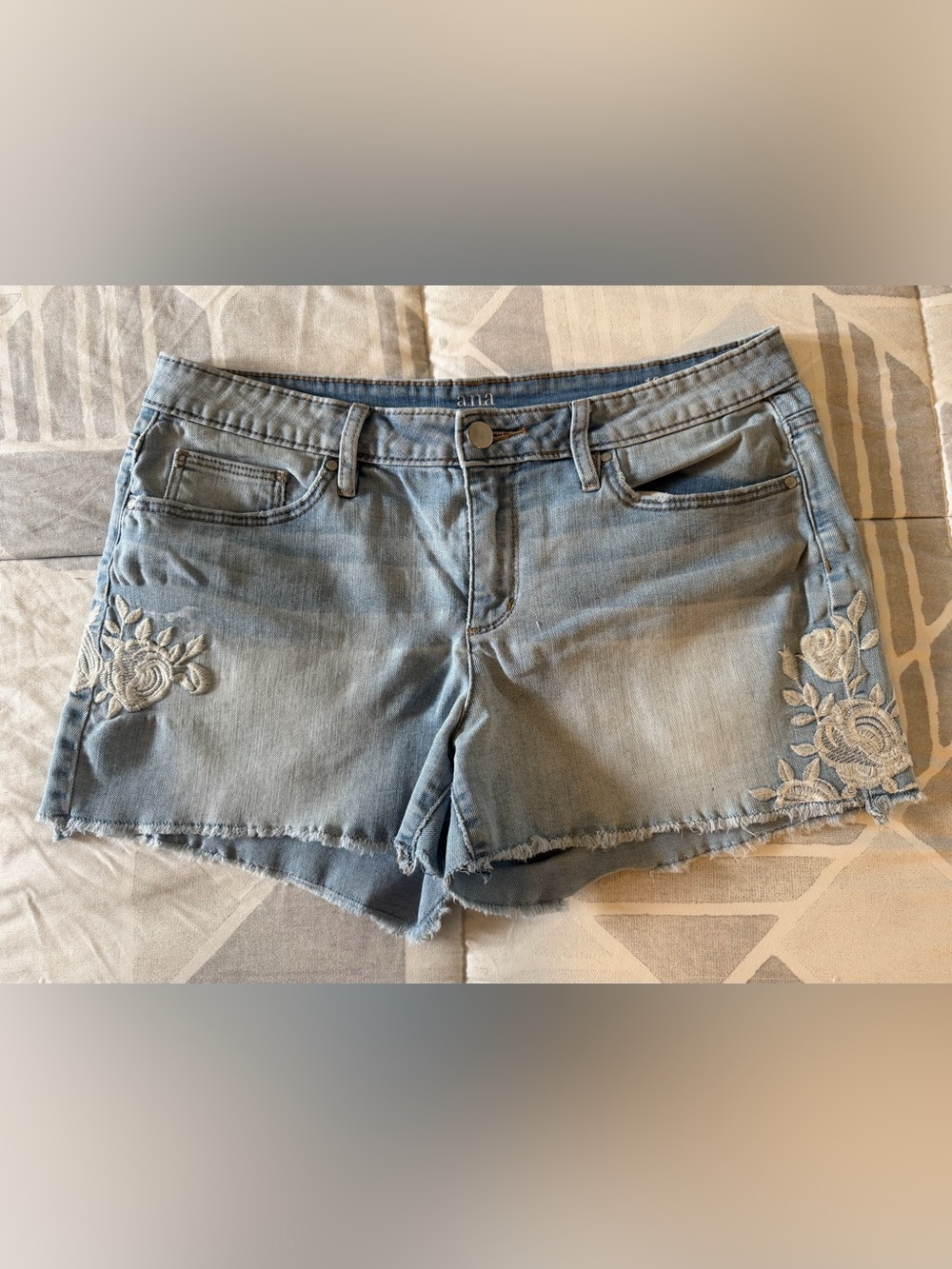 Light Blue Denim Shorts